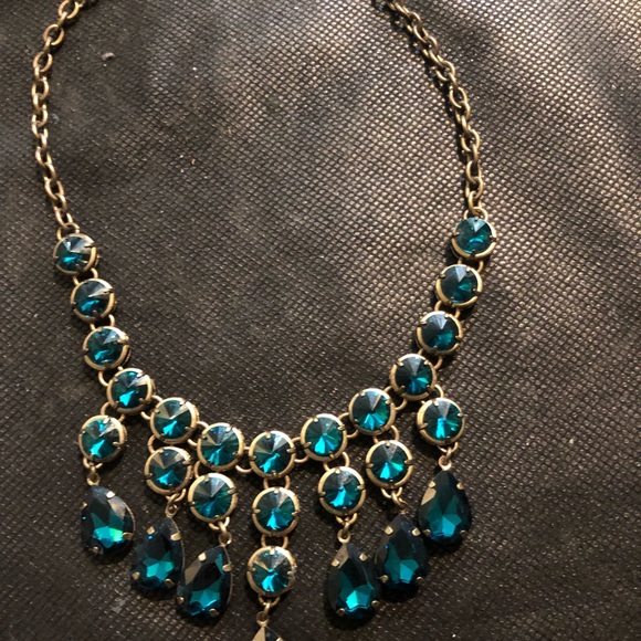 Sensational blue multi dangles stunning festive necklace A real beauty - Picture 7 of 7